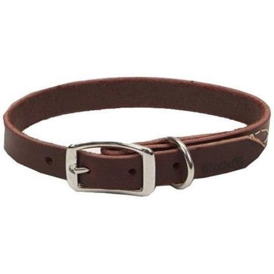 Circle T Latigo Town Dog Collar, 18"L x 3/4"W