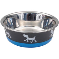 Coastal Pet Maslow Design Series Non-Skid Dog Bowl Blue Pup, 1 count