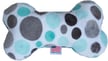 Mirage Pet Products Bone Dog Toy, 6-inch-Dog-🎁 Special Offer Included!-Aqua Beach Dots-PetPhenom