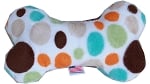 Mirage Pet Products Bone Dog Toy, 6-inch-Dog-🎁 Special Offer Included!-Fall Party Dots-PetPhenom