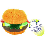 Lil Pals Plush Hamburger Dog Toy, 1 count