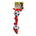 Lil Pals Plush Toys and Tugs Soccer Ball Tug Toy, 6 count