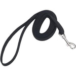 Coastal Pet Train Right Cotton Web Dog Training Leash Black, 10 feet x 5/8"W-Dog-Coastal Pet-PetPhenom