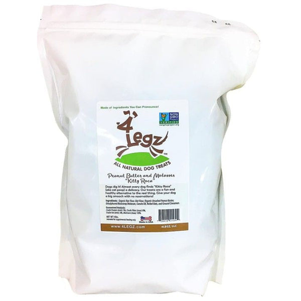 4Legz Kitty Roca Crunchy Dog Cookies Peanut Butter and Molasses, 4 lbs-Dog-4Legz-PetPhenom