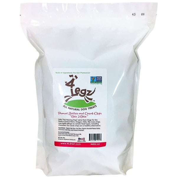 4Legz Ode 2 Odie Peanut Butter and Carob Chips for Dogs, 4 lbs-Dog-4Legz-PetPhenom