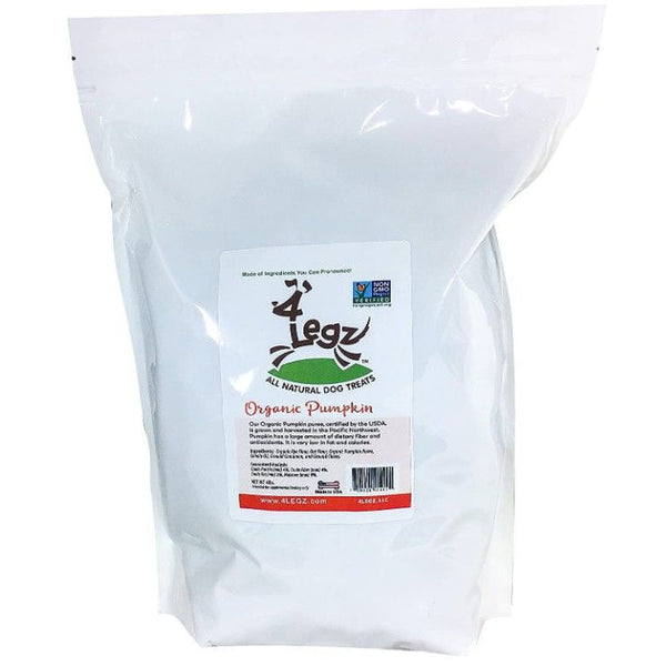 4Legz Organic Pumpkin Crunchy Dog Cookies, 4 lbs-Dog-4Legz-PetPhenom