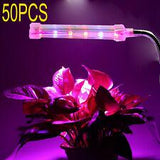 50X6LEDs 0.5W Crystal Clip Light Red&Blue HIGH LUMEN Aquarium Plant Marine FOWLR-Fish-AQUANEAT-PetPhenom