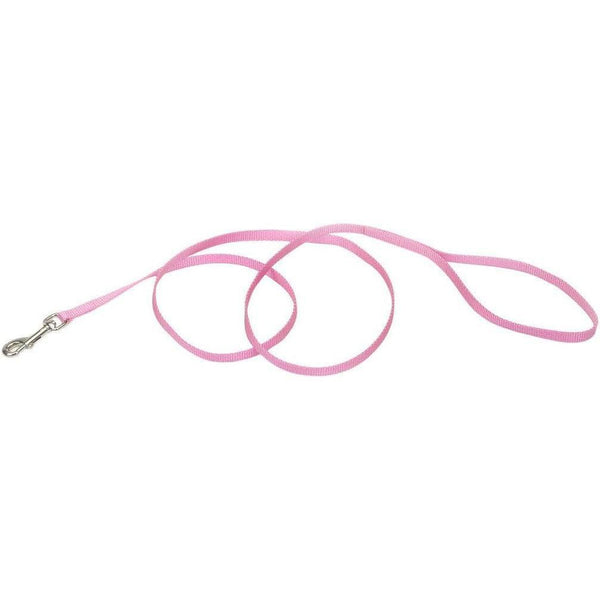 Coastal Pet Single-Ply Dog Leash Bright Pink, 6 feet x 3/8"W-Dog-Coastal Pet-PetPhenom