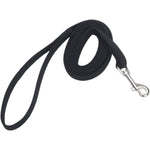 Coastal Pet Train Right Cotton Web Dog Training Leash Black, 15 feet x 5/8"W-Dog-Coastal Pet-PetPhenom