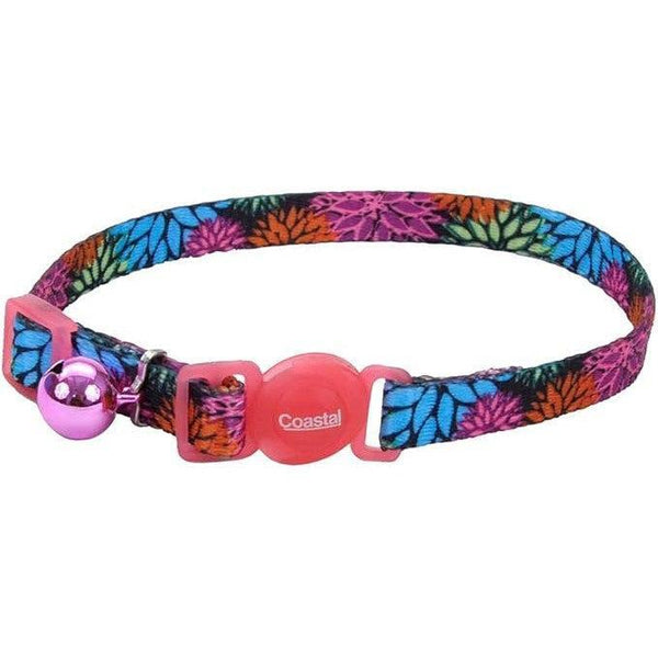 Coastal Pet Safe Cat Adjustable Breakaway Collar Wildflower, 8-12"L x 3/8"W-Cat-Coastal Pet-PetPhenom