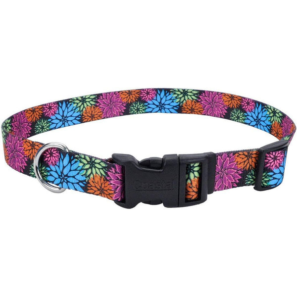 Coastal Pet Styles Adjustable Dog Collar Wildflower, 14-20"L x 3/4"W-Dog-Coastal Pet-PetPhenom