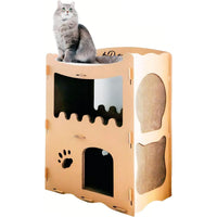 Petique Sustainable Feline Penthouse, 1 count-Dog-Petique-PetPhenom