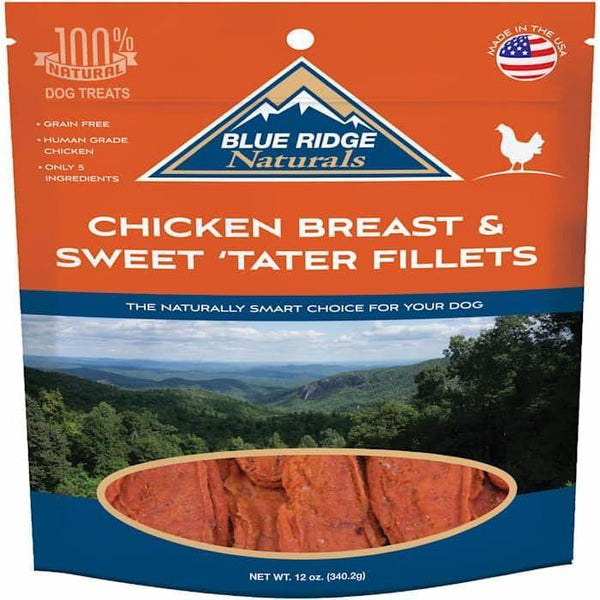 Blue Ridge Naturals Chicken Breast and Sweet Tater Fillets, 12 oz-Dog-Blue Ridge Naturals-PetPhenom