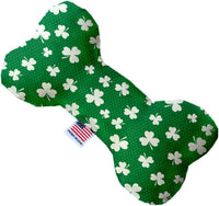 Mirage Pet Products Bone Dog Toy, 6-inch-Dog-🎁 Special Offer Included!-Green Shamrock-PetPhenom