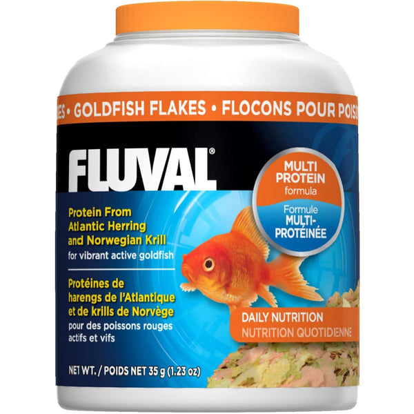 Fluval Goldfish Flakes for Daily Nutrition, 1.23 oz-Fish-Fluval-PetPhenom