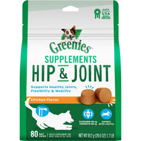 Greenies Hip and Joint Supplements for Dogs, 80 count-Dog-Greenies-PetPhenom