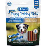 N-Bone Jumbo Puppy Teething Sticks Peanut Butter Flavor, 7 count-Dog-N-Bone-PetPhenom