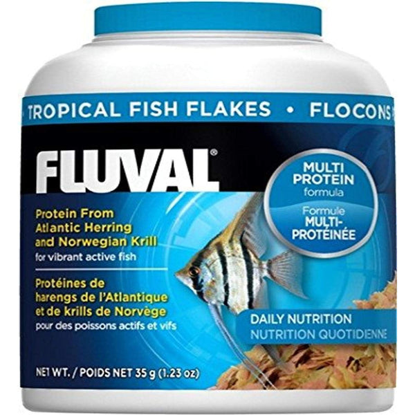 Fluval Tropical Fish Flakes for Daily Nutrition, 1.23 oz-Fish-Fluval-PetPhenom