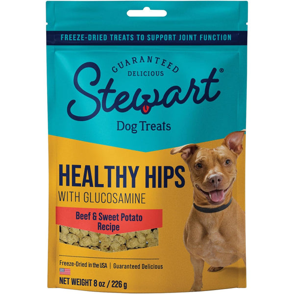Stewart Healthy Hips Freeze Dried Beef and Sweet Potato Treats with Glucosamine, 8 oz-Dog-Stewart-PetPhenom