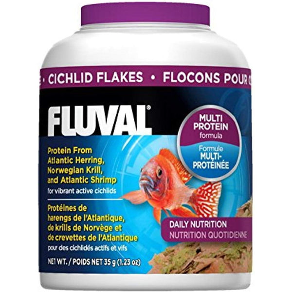 Fluval Cichlid Flakes for Daily Nutrition, 1.23 oz-Fish-Fluval-PetPhenom