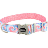 Coastal Pet Sublime Adjustable Dog Collar Pink Tie Dye, 12-18"L x 1"W-Dog-Coastal Pet-PetPhenom