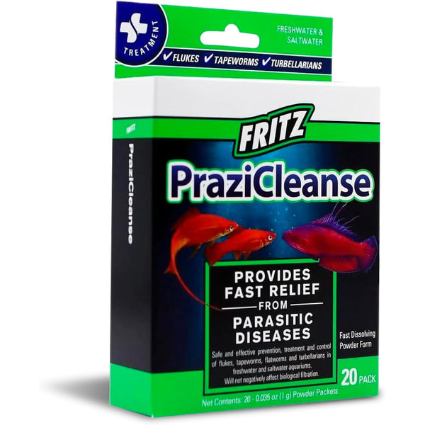 Fritz Aquatics PraziCleanse Parasitic Treatment, 20 count-Fish-Fritz Aquatics-PetPhenom