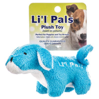 Lil Pals Ultra Soft Plush Dog Toy Blue Dog, 1 count