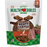 Nylabone Healthy Edibles Meaty Center Chews Beef Small, 12 count-Dog-Nylabone-PetPhenom