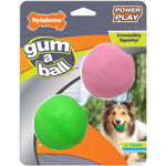 Nylabone Power Play Gum-a-Ball Dog Toy, 2 count-Dog-Nylabone-PetPhenom