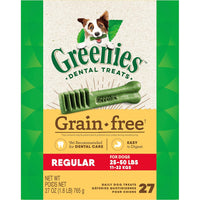 Greenies Grain Free Dental Treat Regular, 27 oz-Dog-Greenies-PetPhenom