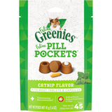 Greenies Feline Pill Pockets Catnip Flavor, 1.6 oz-Cat-Greenies-PetPhenom