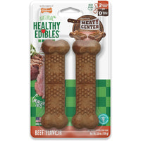 Nylabone Healthy Edibles Meaty Center Chews Beef Small, 2 count-Dog-Nylabone-PetPhenom