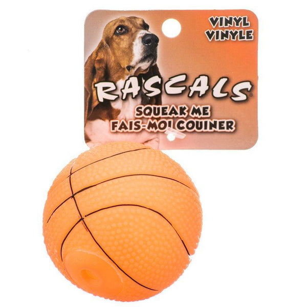 Coastal Pet Rascals Vinyl Basketball for Dogs, 1 count