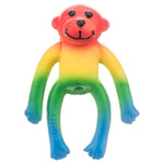 Lil Pals Latex Monkey Dog Toy Assorted Colors, 3 count