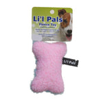 Lil Pals Fleecy Plush Dog Bone Toy, 6 count