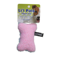 Lil Pals Fleecy Plush Dog Bone Toy, 6 count