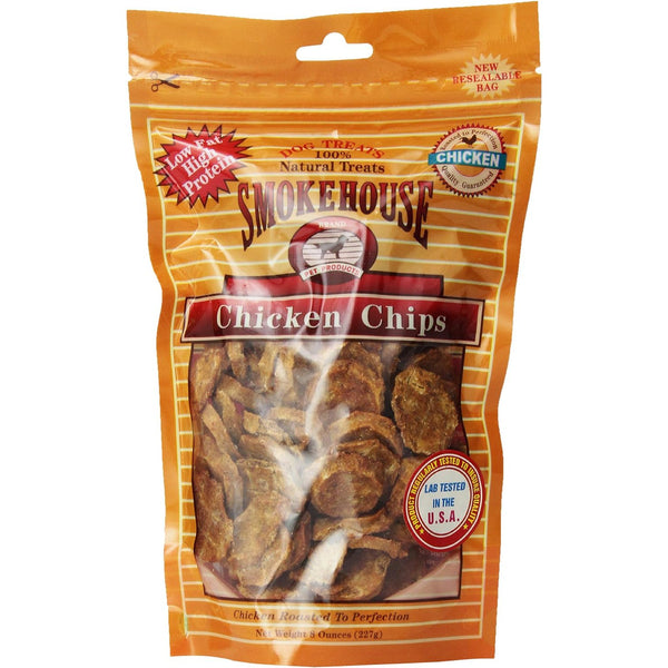 Smokehouse Chicken Chips Natural Dog Treats, 8 oz-Dog-Smokehouse-PetPhenom