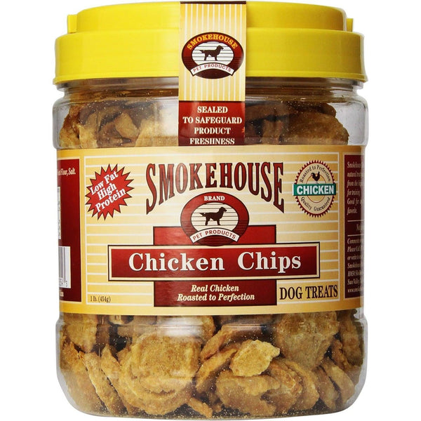 Smokehouse Chicken Chips Natural Dog Treats, 1 lb-Dog-Smokehouse-PetPhenom