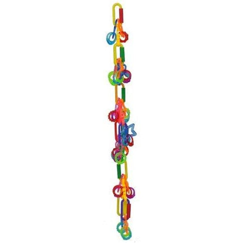 AE Cage Company Happy Beaks Acrylic Rings, Stars and Rubber Things, 1 count-Bird-A&E Cage Company-PetPhenom