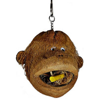 AE Cage Company Happy Beaks Coco Monkey Head for Birds, 1 count-Bird-A&E Cage Company-PetPhenom