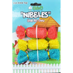 AE Cage Company Nibbles Candy Loofah Chew Toys, 3 count-Small Pet-AE Cage Company-PetPhenom