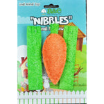 AE Cage Company Nibbles Carrot and Celery Loofah Chew Toys, 3 count-Small Pet-AE Cage Company-PetPhenom