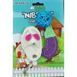 AE Cage Company Nibbles Eggplant and Assorted Loofah Chew Toys, 3 count-Small Pet-AE Cage Company-PetPhenom