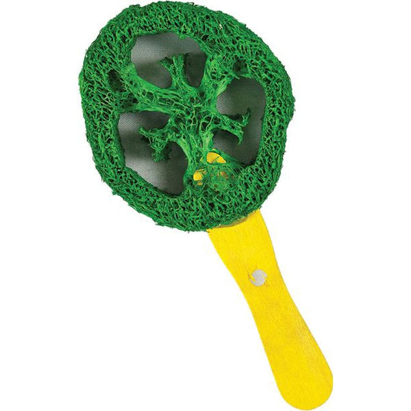 AE Cage Company Nibbles Lollipop Loofah Chew Toy, 1 count-Small Pet-AE Cage Company-PetPhenom