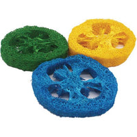 AE Cage Company Nibbles Loofah Slice Chew, 3 count-Small Pet-AE Cage Company-PetPhenom