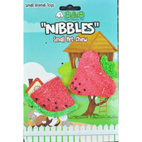 AE Cage Company Nibbles Strawberry and Watermelon Loofah Chew Toys, 2 count-Small Pet-AE Cage Company-PetPhenom