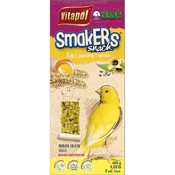 A&E Cage Company Smakers Canary Egg Treat Sticks, 2 count-Bird-A&E Cage Company-PetPhenom