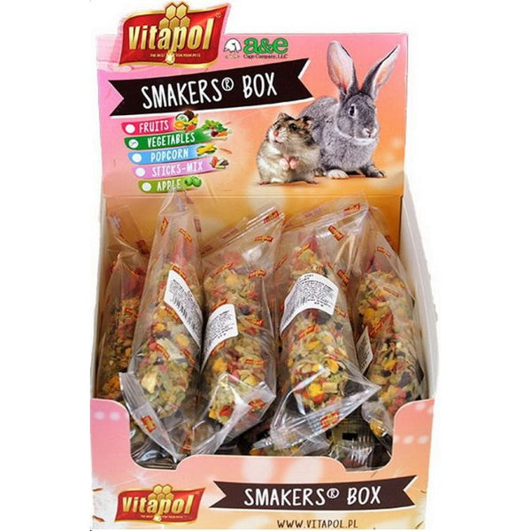 A&E Cage Company Smakers Vegetable Sticks for Small Animals, 12 count-Small Pet-A&E Cage Company-PetPhenom