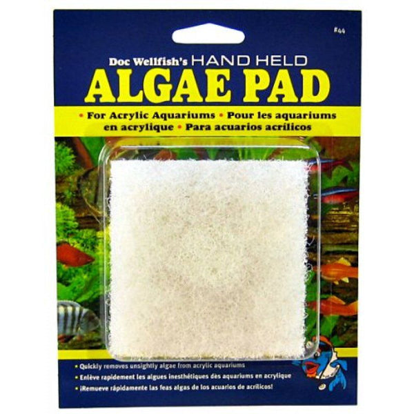 API Doc Wellfish's Hand Held Algae Pad for Acrylic Aquariums, Algae Pad - Acrylic-Fish-API-PetPhenom