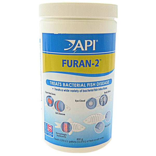 API Furan-2 Powder Anti-Bacterial Fish Medication, 850 Grams-Fish-API-PetPhenom